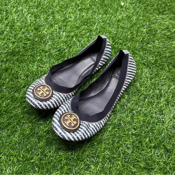 Tory Burch Shoes - Tory Burch Caroline Striped Flats